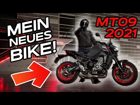 Ich teste mein neues Motorrad: Yamaha MT09 2021!