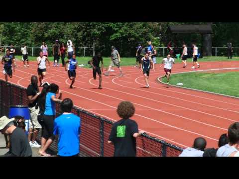 Stevens Dorcelus (95)  gold medal 2012 Mtl HS Champ 100m