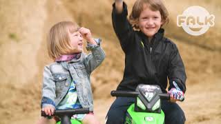 Minamas keturatis motociklas su plačiais ratais - vaikams nuo 3 iki 7 metų | Quad Bud Racing Team | Falk