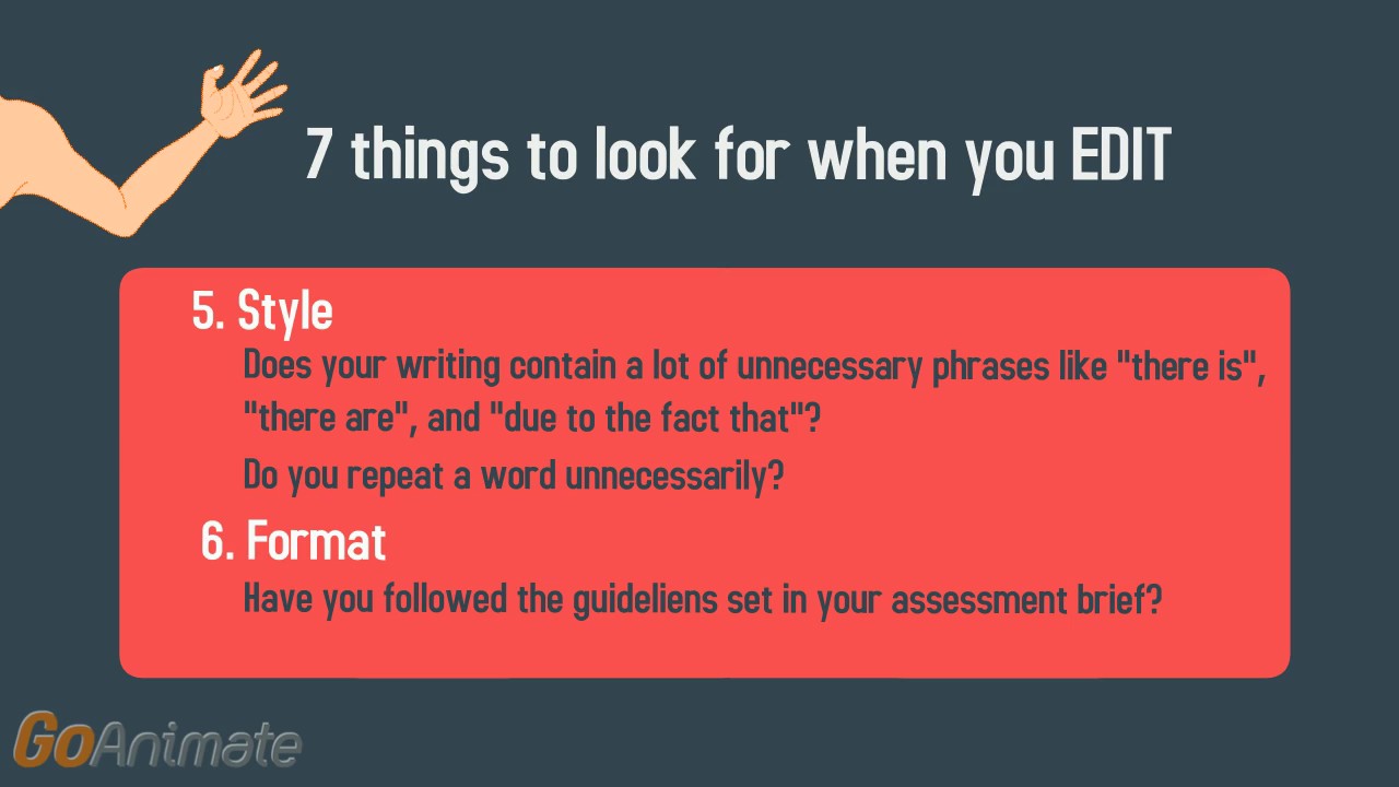 Editing vs. Proofreading