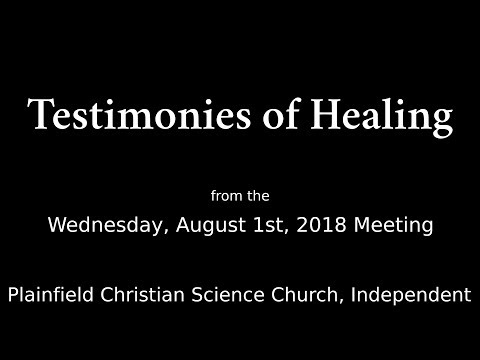 Testimonies from the Wednesday, August 1st, 2018 Meeting