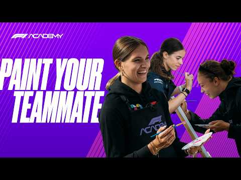 Paint Your Teammate Challenge 🎨 | F1 ACADEMY