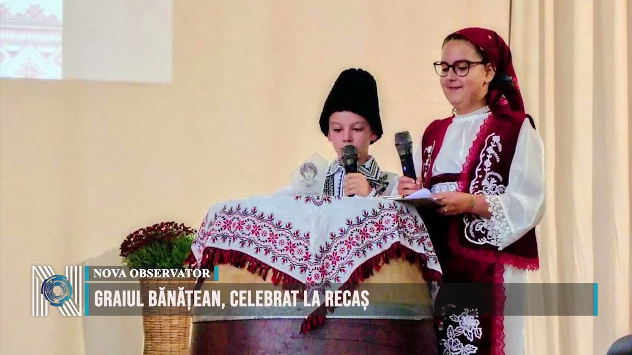 Graiul bănățean, celebrat la Recaș
