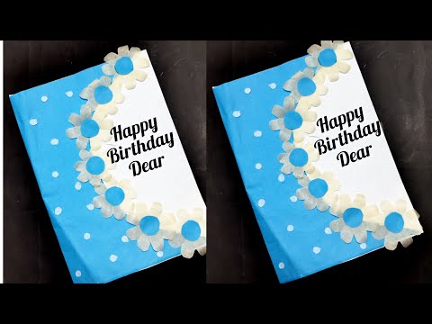 DIY: Happy Birthday Greeting Card For Best Friend | Birthday Card Easy Ideas | 