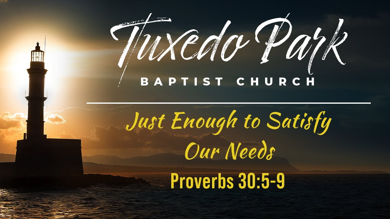 Just Enough to Satisfy Our Needs | Pastor Eddie Smith