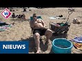 Zomer in april zorgt voor drukte op het strand - OMROEP WEST