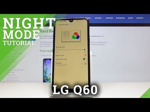 How to Activate Night Mode in LG Q60 – Eye Comfort Mode