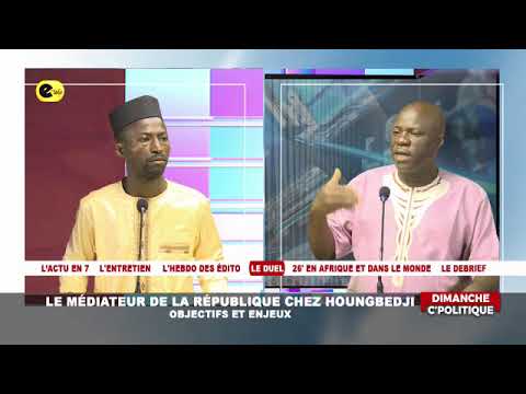 🛑LE MÉDIATEUR DE LA RÉPUBLIQUE CHEZ HOUNGBEDJI : OBJECTIFS ET ENJEUX