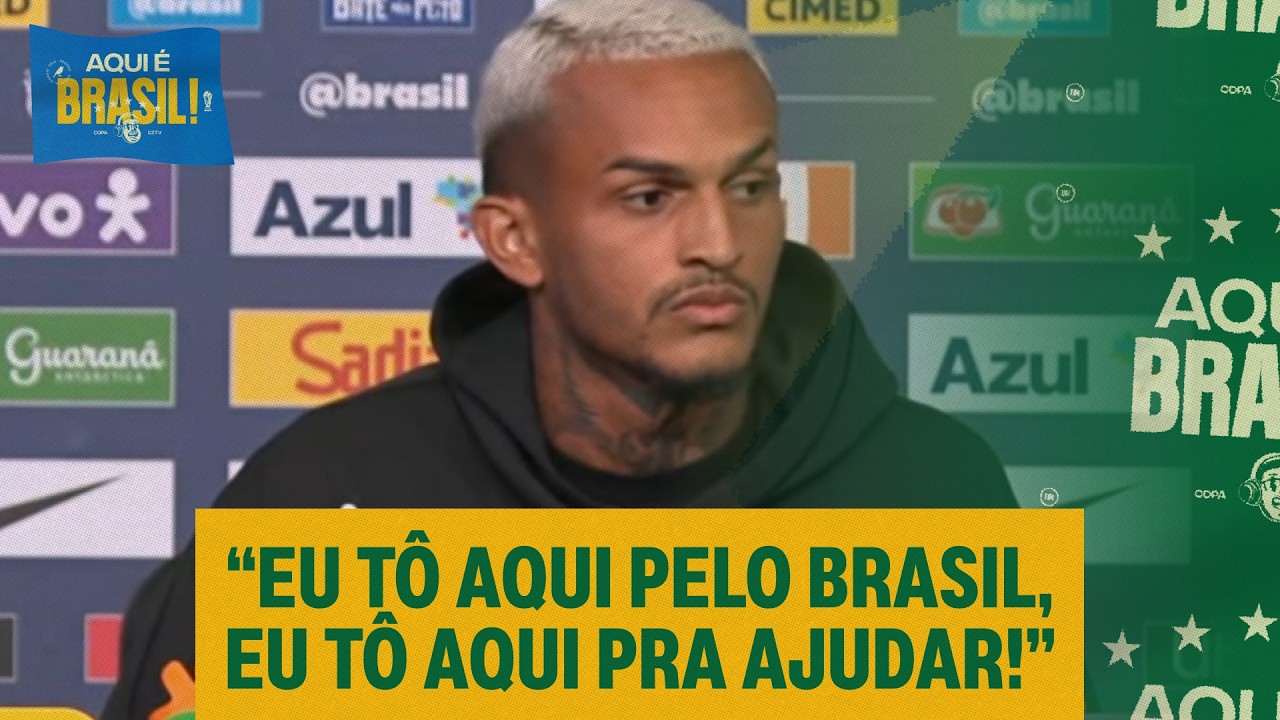 COLETIVA DA SELEÇÃO BRASILEIRA! WESLEY ABRE O JOGO SOBRE SUA VOLTA À LATERAL DIREITA