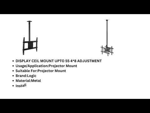 Logic metal display ceil mount el-dcm-55-4x8
