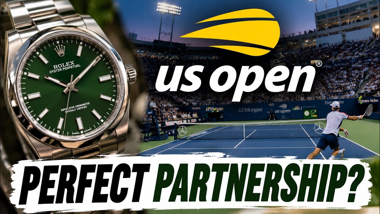 Assorted wristwatches spotted at the US Open — various brands and models