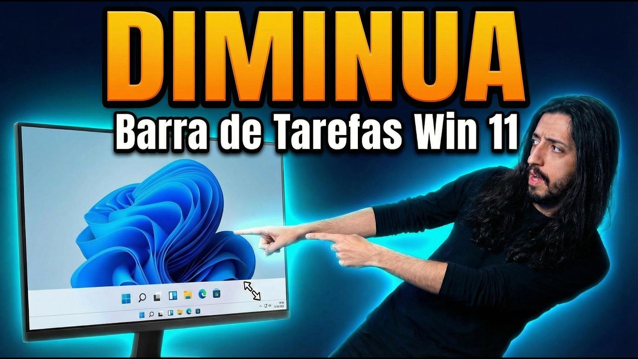 Como MOVER ou DIMINUIR a barra de tarefas do Windows 11 AGORA MESMO!