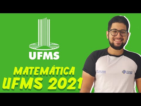 UFMS 2021 - Questão 20 - Matemática