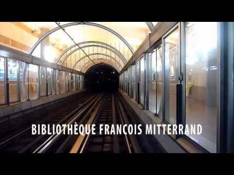 Paris Metro - Line 14 - St Lazare to Olympiades