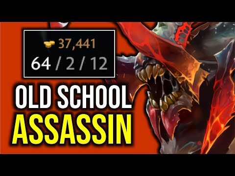 OLD SCHOOL ASSASSIN IS BACK..!! WTF Carry Nyx Assassin 64 Kills by Goodwin 7.24 | Dota 2
