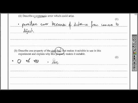 Question 13 Edexcel Unit 1: Mechanics and Materials - A Level Physics