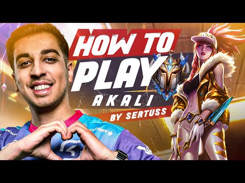 How to play AKALI on MIDLANE vs SYNDRA | Sertuss