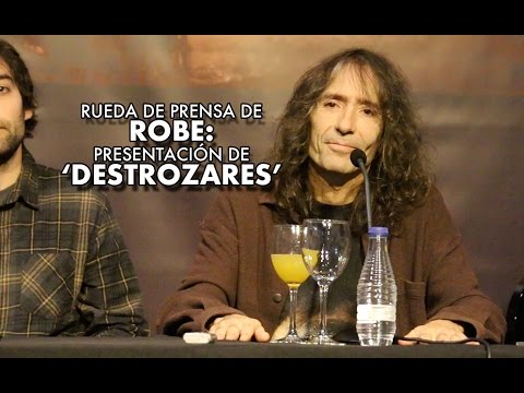 Rueda de prensa de Robe: Presentación de 'Destrozares'