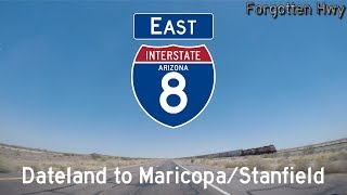 I-8 East - Dateland, Gila Bend to Maricopa/Stanfield - Exits 67 to 151