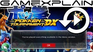How to Get Around Pokkén Tournament DX Demo's 15 Match Limit! (Exploit)