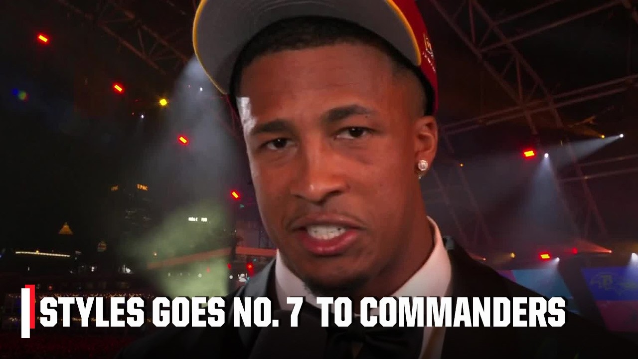 Sonny Styles’ message after going No. 7 to the Commanders: I LOVE THE GAME! | 2026 NFL Draft