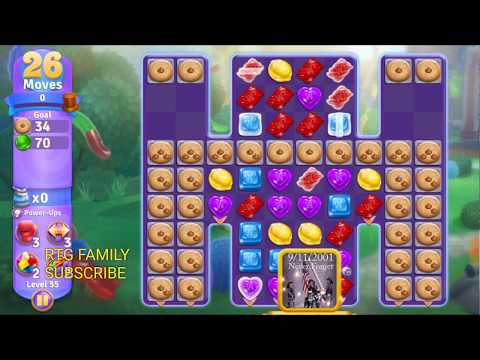 NEW Zynga wonka chocolate match 3 game level 55