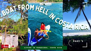 5 Hour Boat Ride Misadventures | Black Girl Living in Costa Rica | Travel Vlog Part II