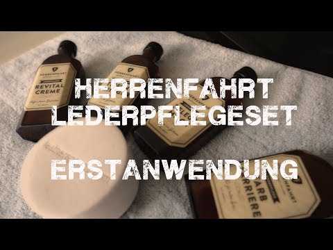 Herrenfahrt Lederpflegeset // Erstkontakt // Anwendung & Meinung