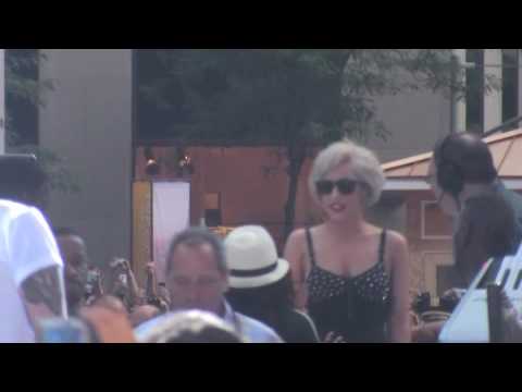 EXCLUSIVE Lady Gaga Sound Check Footage TODAY SHOW