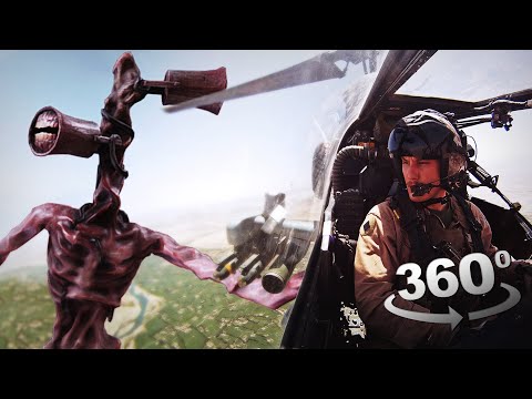 360° Soldiers try to kill SirenHead in death city