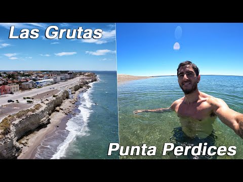 CONOCIENDO el "CARIBE PATAGÓNICO": Playa Punta Perdices & Las Grutas | Río Negro
