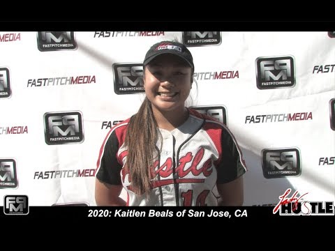 2020 Kaitlen Beals Pitcher and Second Base Softball Skills Video - Lady Hustle