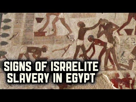 Signs of Israelite Slavery in Egypt - The Exodus