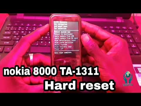 Nokia 8000 TA-1311 Hard reset password Remove