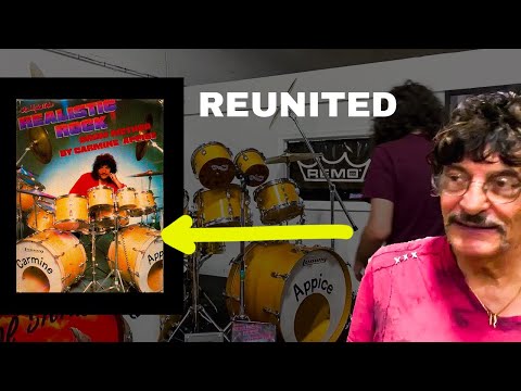 Carmine reunited with his Realistic Rock Ludwig drums