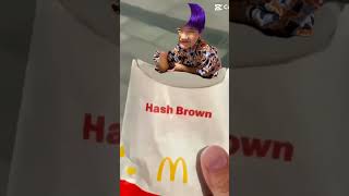 McDonald’s😊😊🍔hash brown TikTok kids