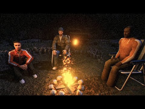 A horror game where you go camping the countryside..