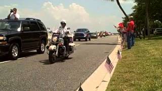 preview picture of video 'USMC LCpl Ronald D. Freeman Honor Escort'
