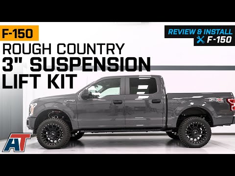 2014-2020 F-150 Rough Country 3-Inch Bolt-On Upper Control Arm Suspension Lift Kit Review & Install