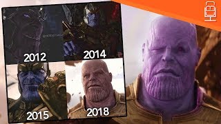 Why is Thanos Different Colors in the MCU & Avengers Infinity War