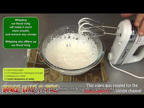 Easy Royal Icing Recipe !   Official Wilton Royal Icing Recipe
