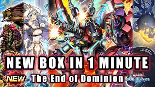 NEW MINI BOX: The END of DOMINION | ROKKET, RAGNARAIKA, and ADVENTURER TOKEN [DUEL LINKS]