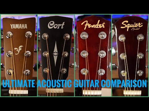 Yamaha F310 vs Cort AD810 | Fender SA150 vs Fender SA105 |  Ultimate Acoustic Guitar Comparison