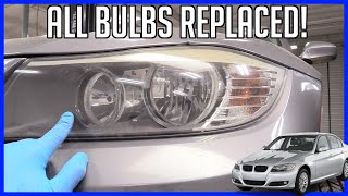 Replace Headlight and Blinker Bulbs BMW 328i