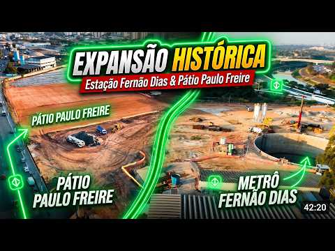 Linha 2 Rumo a Guarulhos: A Evolução da Estação Fernão Dias e Pátio Paulo Freire