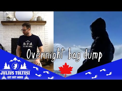 Mount Adams Randolph New Hampshire overnight bag dump