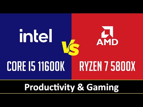 Intel Core i5 11600K vs AMD Ryzen 7 5800X - Productivity & Gaming (RTX 3080)