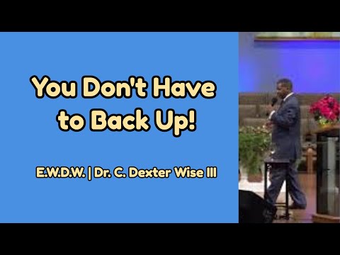 Mighty God Don't Back Up