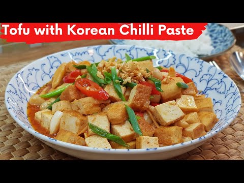 Stir Fry Tofu with Korean Chilli Paste