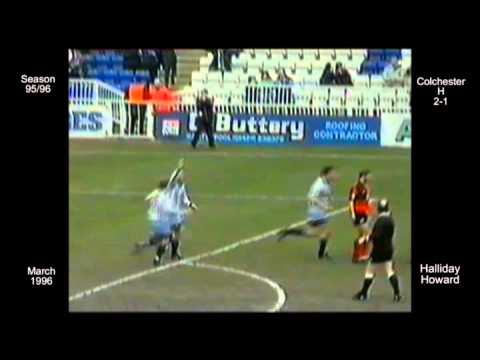 1995 - 1996 Hartlepool FC 38 W Colchester - Halliday Howard
